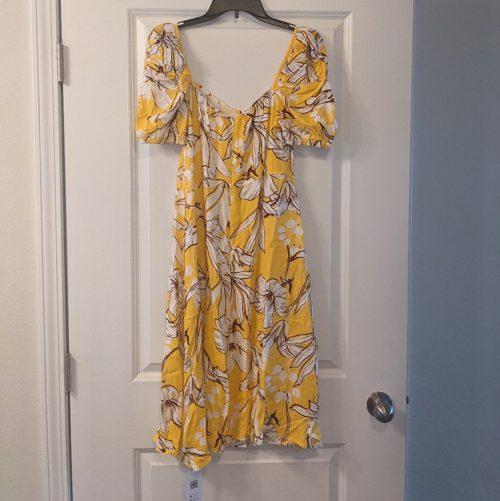 NWT Cupshe Vada Floral V Neck Front Dress - Picture 5 of 8